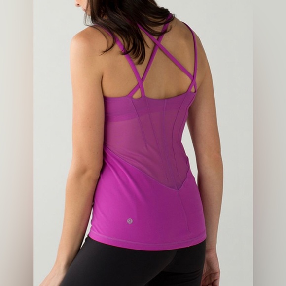 🎉🛍️🌟HP🌟🛍️🎉 Lululemon Exquisite Tank in Ultra Violet - Picture 3 of 14